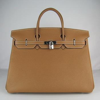 HBK40LCS007 Hermes 40CM caffﾨﾨ chiaro (argento)